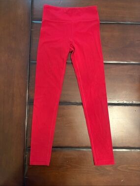 Athleta Girls' red Performance Leggings